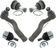 TRQ Front Steering Suspension & Drivetrain Kit Compatible with 08-22 Toyota Sequoia 07-21 Tundra