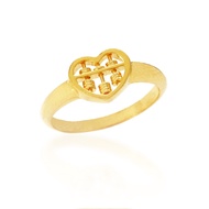 Prosperity Heart Abacus Ring in 916 Gold by Ngee Soon Jewellery