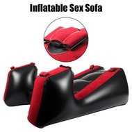 Sex Furniture Aid Inflatable With Straps Flocking PVC Adult Games Split Leg Sofa Mat Sex Tools For C