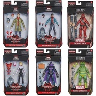 Marvel Legends Spider-Man Peter B. Parker Miles Morales Gwen Stacy Ninja Prowler Frog-Man 6-Inch Set