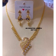NECKLACE WITH EARING(NOT 916)(COVERING)