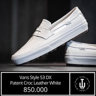 Vans Original | Vans Style 53 DX Patent Croc Leather White