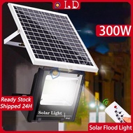 Solar light 300w solar spotlight led floodlight outdoor led spotlight IP67 waterproof garden road em