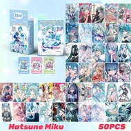 50-92pcs Manga Manhwa Hatsune Miku Laser Holographic Lomo Cards A Portrait of Jianghu:Bad guys Count
