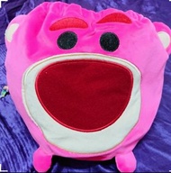 帳號內物品可併單限時大特價   迪士尼Disney玩具總動員Toy Story Lotso Hand warmer熊抱哥束口包Drawstring pocket收納包手提包圓形布包30*25cm超可愛玩偶束口袋化妝包零食包百寶袋便當袋採購袋生日禮物情人節聖誕禮物聖誕節禮物