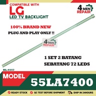 55LA7400 / 55LA7400.ATS COMPATIBLE WITH LG 55 INCH LED TV BACKLIGHT (LAMPU TV) LG BACKLIGHT TV