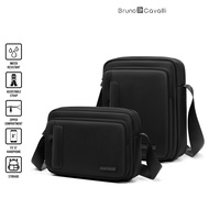 BRUNO CAVALLI Unisex Water Resistant Hidden Zipper Horizontal Vertical Crossbody Sling Bag BN4501112