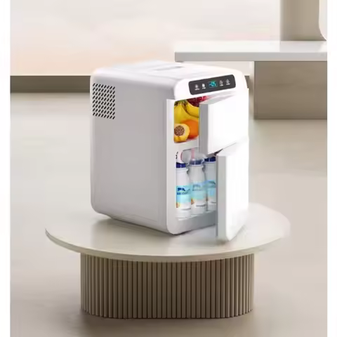 28L Small Car Fridges Intelligent Partitioning Car Fridge Portable Refrigerator