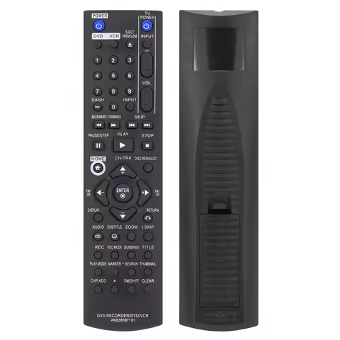 ciciglow Remote Control DVD/VCR/DVDR Remote Control Replacement Silicone Buttons Good Signal Transfe