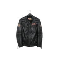 Back to Green-皮衣外套 龐克機車L-08//vintage Leather Jacket