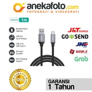 Aukey Cable CB CD2 1M Braided USB 3.0 A To USB C