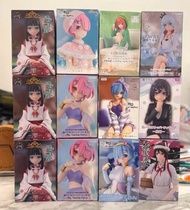 【全新未開封】大量 多款 杯麵壓 Figure 擅長逃跑的殿下 諏訪雫 / Re:從零開始的異世界生活 拉姆 Snow Princess / Twinkle Party 造型 / 雷姆 紫色睡衣 / 