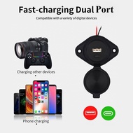 LEEPEE Car Charger Dual Port USB Type C PD Type A QC 3.0 5V 3.1A - EL-53 - Tinari