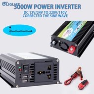 600W Car Inverter Modified Sine Wave Voltage Transformer Converter DC 12V To AC 220V Solar Power Converter Home Appliances