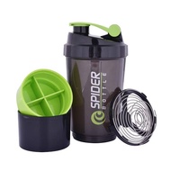 Botol Minum Shaker Spider Bottle Shaker Protein 600ml Botol Olahraga Gym Fitness