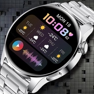 Smartwatch สมาร์ทวอทช์ 2021 Bluetooth Call Men Smart Watch Full Circle Touch Screen Waterproof Sport Activity Fitness Smartwatch For Huawei Xiao PhoneSmartwatch สมาร์ทวอทช์ Red