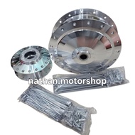 MIO SPORTY MIO SOUL XRIDE 115 MIO M3 DRUM PAIR PLUS CHROME SPOKES 17 AND 14Ring