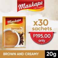 Maskape Brown And Creamy 3 In 1 Coffee 20g (30 pcs)