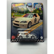 Hot Wheels Premium Boulevard 2023 '99 Honda Civic Type R EK9 Japan Card