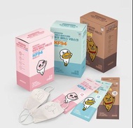 Kakao Friends 🇰🇷KF94 3D 口罩  TUBE / FRODO /  APEACH  ➡️中小童適用  4層口罩 MB filter 🇰🇷韓國製造 一盒30個  獨立包裝