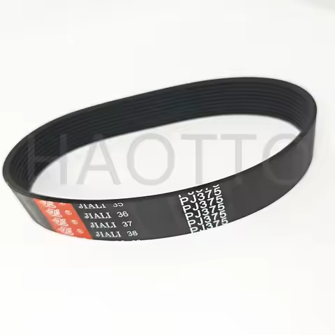 10PJ375 Rubber Drive Belt Mini Conveyor Belt 148J 10 Ribs
