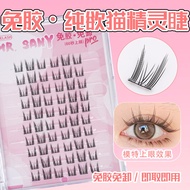 BQI Reusable Glue-Free False Eyelashes First Choice for Beginners No Need To Use Glue Convenient Fal