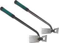 Milisten 2Pcs Puller Tool, Gardening Hand Weeder Tools Remover Tool, 2024 New Stainless Steel Uproot