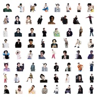 60-102pcs Chinese Drama Actors Dylan Wang Hedi Wang Yibo Photo Stickers Jay Chou Karry Wang Junkai T