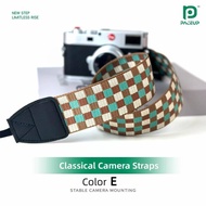 Universal Vintage Camera Neck Straps Widen Shoulder Sling for Canon EOS R50 V RP R8 R6 R5 Mark II Ni