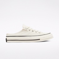Converse รองเท้าผ้าใบ Chuck 70 Mule Recycled Canvas Slip | Egret/Egret/Black ( 172592CS2CMXX )