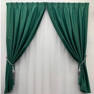 #B12 Ready Made Curtain 99%Blackout Siap Jahit Langsir Langsir RAYA Kain Tebal 100%Polyester Blackout