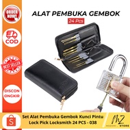Locksmith Tool Set 24 PCS Door Lock Pick Locksmith Anti-Theft Lock/Tools