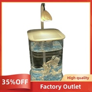 Children'S Fighting Fish Tank  Living Room Desktop Ornaments with LED Light, Suitable for Children'S