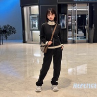 Gujia 2025 Casual Long-Sleeve Jacket with Zipper Stand Collar - Women's