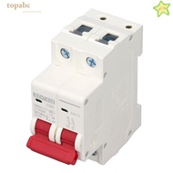 GORROS Home Circuit Breaker, DZ47-63Z 2P Circuit Breaker, DIN Rail Mount DC 1000V 6000A Breaking Cap