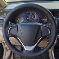 For Honda HRV HR-V 2016 Vezel City Jazz 2014 2015 Artificial Leather Car Steering Wheel Cover Anti-s