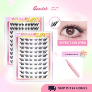 DOROLAB 100-120 Cluster Eyelash no need glue Glue-Free Eyelash Extension – Refill Pack / Beginner Fr