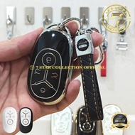 GEELY EX2 MAX GEELY EX2 PRO Premium Full Silver & Gold Edge Car Remote Key Cover Case