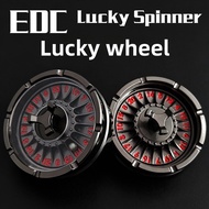 EDC Metal Lucky Roulette Palm Dice Desktop Decision Roulette Linkage Fidget Spinner Decompression To