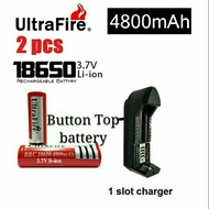 3.7V 18650 UltraFire 5800mAH Button Top Rechargeable Lithium Ion Battery BRC