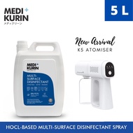 [Ready Stock] MEDI+KURIN HOCL Multi-Surface Disinfectant Spray 5L