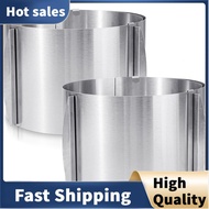 2 Pcs Cake Mold 15 cm High, 6 to 12 Inch Adjustable Cake Ring Cake Baking Supplies for Mousse Baking