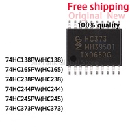 1-5Pcs 74HC138PW 74HC165PW 74HC238PW 74HC244PW 74HC245PW 74HC373PW TSSOP IC Chip
