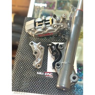 MUFAC 4 Piston Caliper Bracket Big Pot Bottom 125z Fizr Jupiter Z 260mm 300mm Shock kyb shock standa