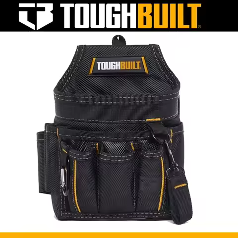TOUGHBUILT TB-229 Electrician Pouch Wear Resistant Portable With Soft Padded Waist Belt Shoulder Str
