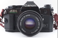 [ 有sample相] 90%新淨📸全黑版 Canon AE-1 Program ＋ New FD 50mm F2