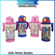 APHOME 500ml/600ml Smiggle Water Bottle Kids Cartoon Unicorn Drinking Bottle BPA Free