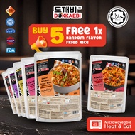 DOKKAEBI Halal Nasi Goreng Fried Rice Thai Fried Rice Kimchi Fried Rice Self-Heating Instant Makanan