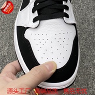 Original AJ1 barbed, blackwhite high-top basketball shoes棉