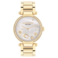 Coach Cary Gold Stainless Steel Bracelet Analog Watch CO-14504265